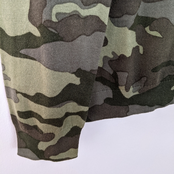 J. Crew Camo Teddie Sweater - Picture 5 of 11